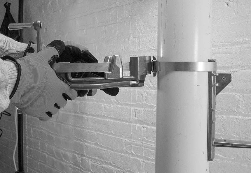 Bandierwerkzeug, Band, Installation des Bandes mit Banding-Tool