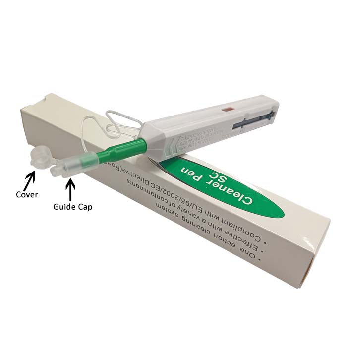 fiber optic cleaning pen application