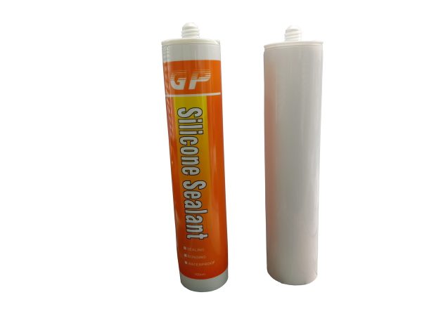 white and orange silicone sealant